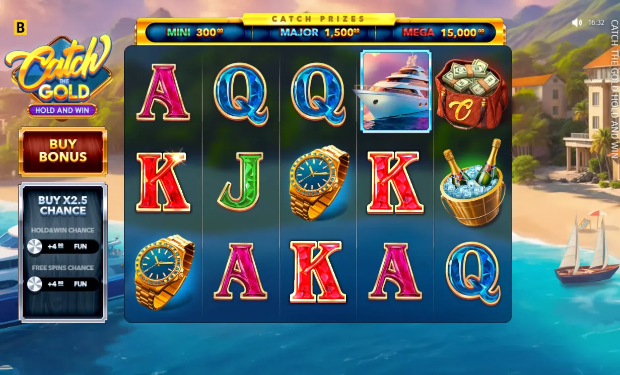 Catch The Gold Hold And Win Slot